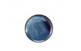 Terra Porcelain Aqua Blue Coupe Plate