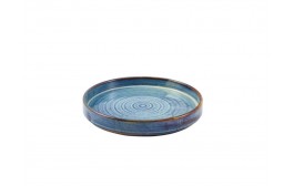 Terra Porcelain Aqua Blue Presentation Plate