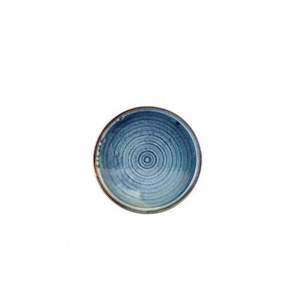 Terra Porcelain Aqua Blue Presentation Plate