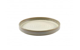 Terra Porcelain Matt Grey Presentation Plate