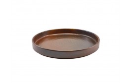 Terra Porcelain Rustic Copper Presentation Plate