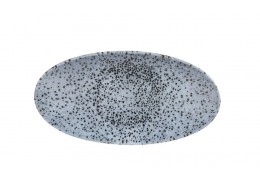 Mineral Blue Chefs' Oval Plate