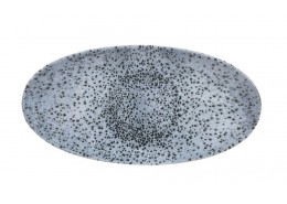 Mineral Blue Chefs' Oval Plate