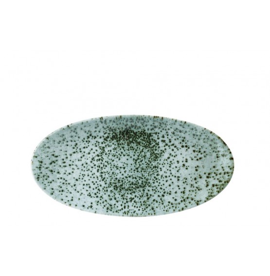 Mineral Green Chefs' Oval Plate