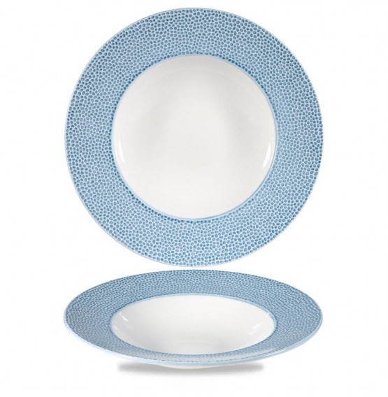 Isla Ocean Blue Wide Rim Bowl