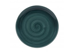Patina Rustic Teal Coupe Plate