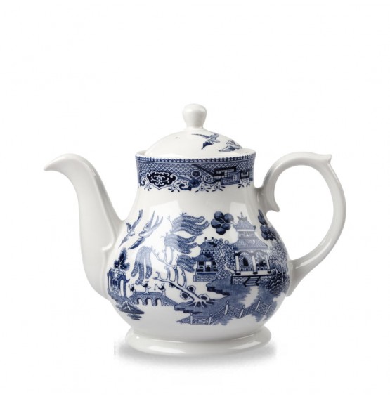 Vintage Prints Blue Willow Sandringham Tea/Coffee Pot