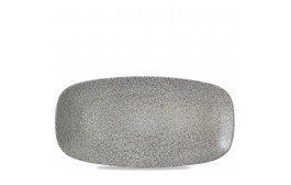 Evo Origins Natural Grey Chefs' Oblong Plate