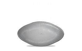 Bamboo Glass Organic Oval Glass Platter