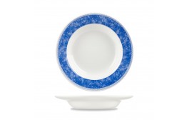New Horizons Blue Classic Rimmed Soup
