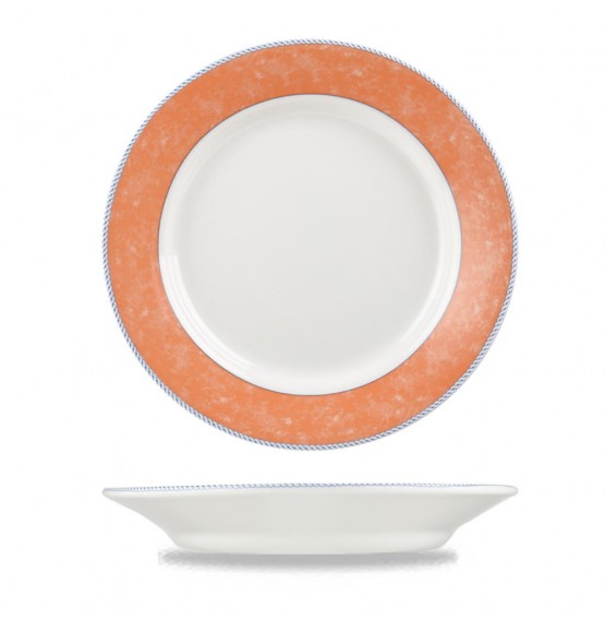 New Horizons Orange Mediterranean Dish