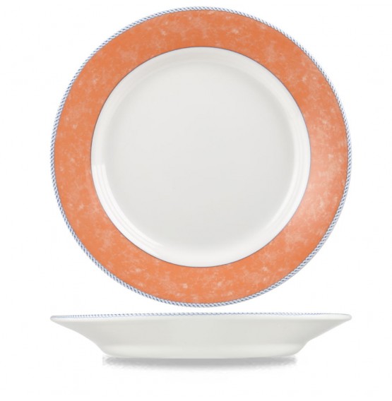 New Horizons Orange Mediterranean Dish