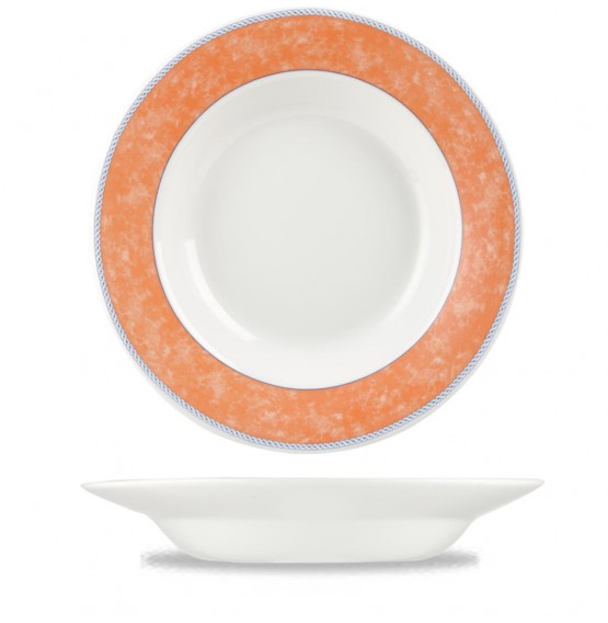 New Horizons Orange Pasta Bowl