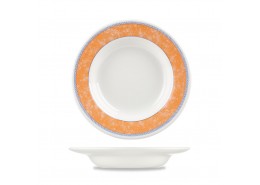 New Horizons Orange Classic Rimmed Soup
