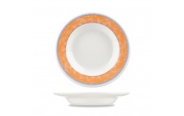 New Horizons Orange Classic Rimmed Soup