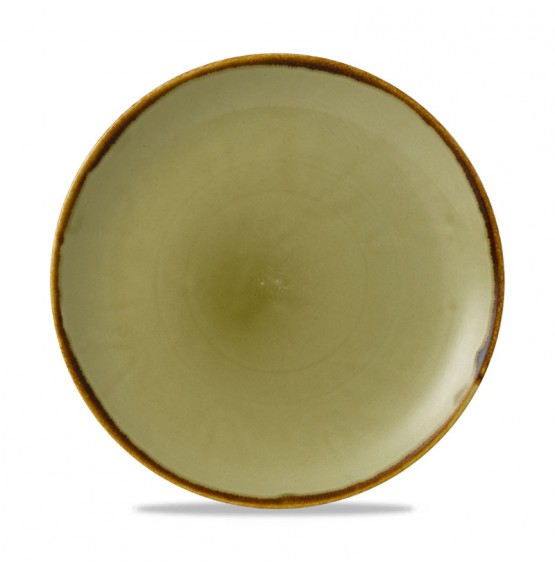 Harvest Green Coupe Plate