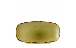 Harvest Green Chefs' Oblong Plate