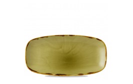 Harvest Green Chefs' Oblong Plate