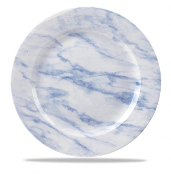 Textured Prints Blue Marble Plate