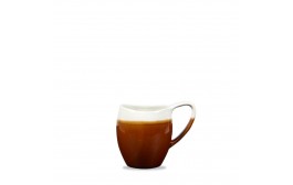 Monochrome Cinnamon Brown Bulb Mug