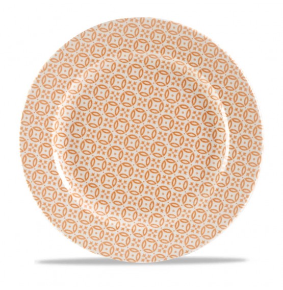 Moresque Orange Plate