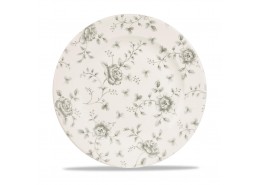 Vintage Prints Grey Rose Chintz Plate