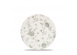 Vintage Prints Grey Rose Chintz Plate