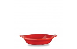 Cookware Small Round Eared Dish Red