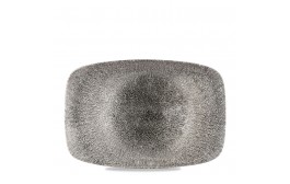 Raku Quartz Black Chef's Oblong Platter