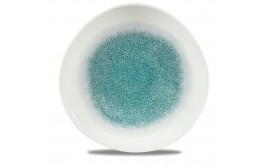 Raku Jade Green Organic Round Plate