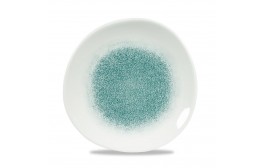 Raku Jade Green Organic Round Plate