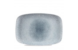 Raku Topaz Blue Chef's Oblong Platter No.9