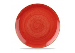 Stonecast Berry Red Coupe Plate
