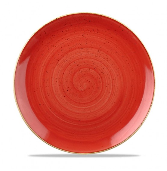 Stonecast Berry Red Coupe Plate