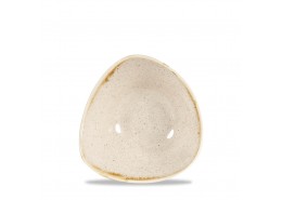 Stonecast Nutmeg Cream Triangle Bowl