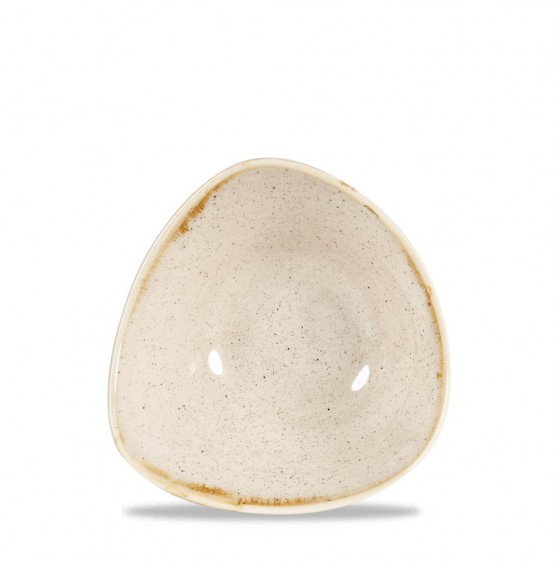 Stonecast Nutmeg Cream Triangle Bowl
