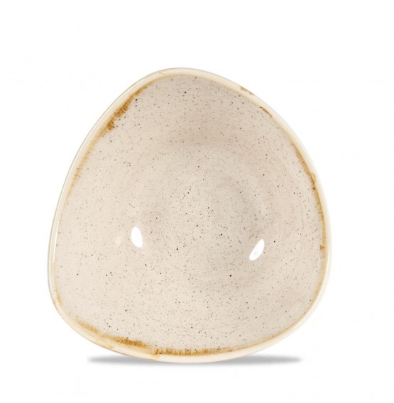 Stonecast Nutmeg Cream Triangle Bowl