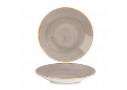 Stonecast Peppercorn Grey Deep Coupe Plate