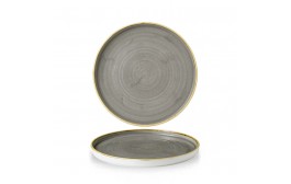 Stonecast Peppercorn Grey Walled Chefs' Plate