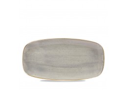 Stonecast Peppercorn Grey Chefs' Oblong Plate
