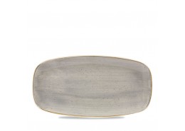 Stonecast Peppercorn Grey Chefs' Oblong Plate No.3