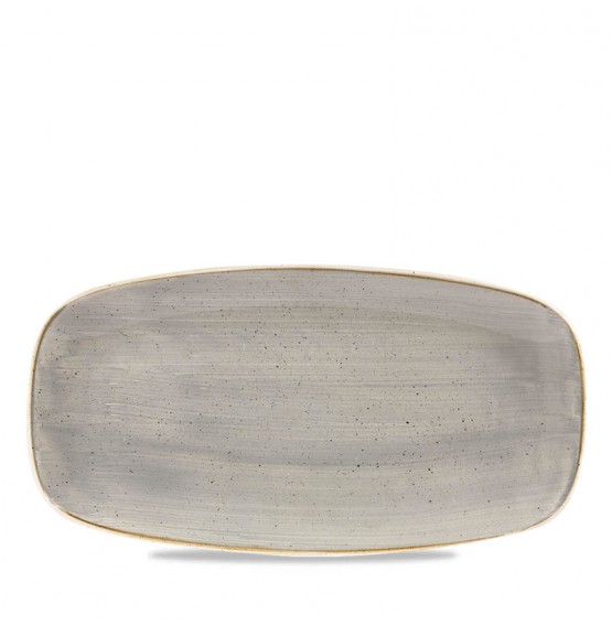 Stonecast Peppercorn Grey Chefs' Oblong Plate No.3