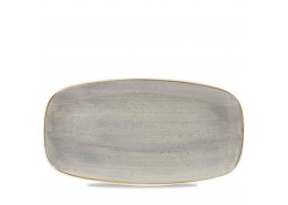 Stonecast Peppercorn Grey Chefs' Oblong Plate No.4