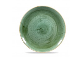 Stonecast Samphire Green Coupe Plate