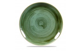 Stonecast Samphire Green Coupe Plate