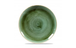 Stonecast Samphire Green Coupe Plate