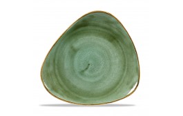 Stonecast Samphire Green Triangle Plate