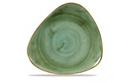 Stonecast Samphire Green Triangle Plate