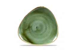 Stonecast Samphire Green Triangle Plate