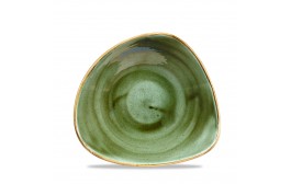 Stonecast Samphire Green Triangle Bowl